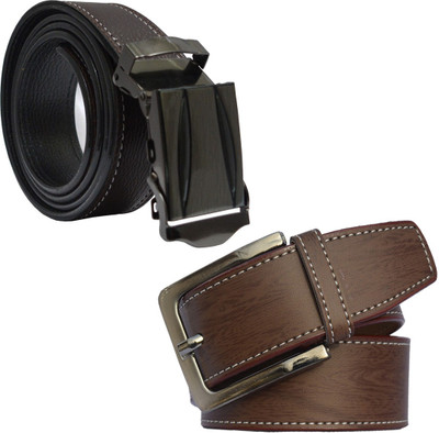 

LOOPA Men Formal Brown Synthetic Belt