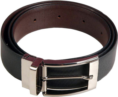 

Justrack Men Formal Black, Brown Genuine Leather Belt