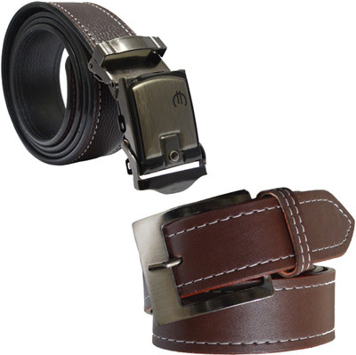 

LOOPA Men Formal Brown Synthetic Belt