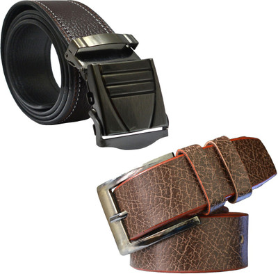 

LOOPA Men Formal Brown Synthetic Belt