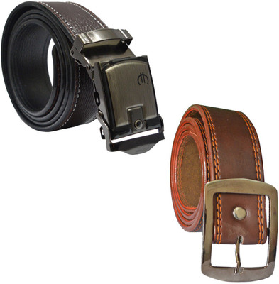 

LOOPA Men Formal Brown Synthetic Belt