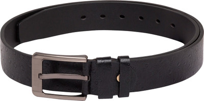 

Globus Men Formal Black Artificial Leather Belt