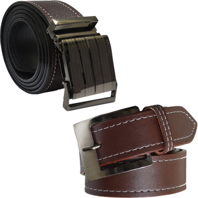 

LOOPA Men Formal Brown Synthetic Belt