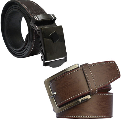 

LOOPA Men Formal Brown Synthetic Belt