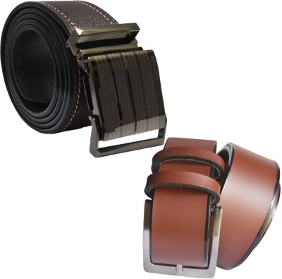 

LOOPA Men Formal Brown Synthetic Belt