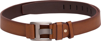 

Globus Men Casual Tan Artificial Leather Belt, Dark tan