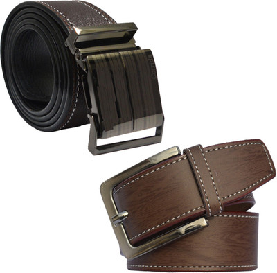 

LOOPA Men Formal Brown Synthetic Belt
