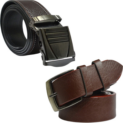 

LOOPA Men Formal Brown Synthetic Belt