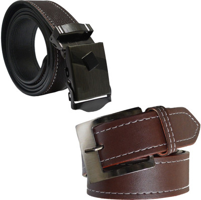 

LOOPA Men Formal Brown Synthetic Belt