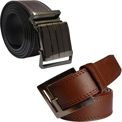 

LOOPA Men Formal Brown Synthetic Belt