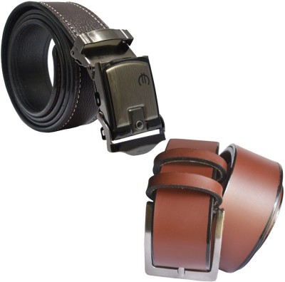 

LOOPA Men Formal Brown Synthetic Belt