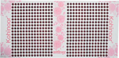 

Kohinoor Maroon Round Bindi For Women Size-7 Women Maroon Bindis(Stick On)