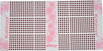 

Kohinoor Maroon Round Bindi For Women Size-8 Women Maroon Bindis(Stick On)