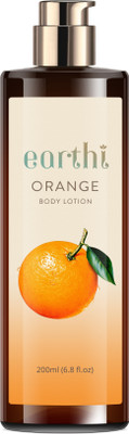 

Earthi Orange Body Lotion, Men and Women, Moisturizing Lotion, Herbal, Dry Skin and Sensitive Skin, Pure Orange Extract�(200 ml)