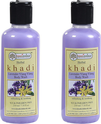 

Khadi Rishikesh Ylang Ylang Body Wash combo set pack of - 2 x 210 ml (420 ml)(420 ml, Pack of 2)