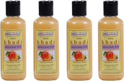 

Khadi Rishikesh Body Wash combo set pack of - 4 x 210 ml (840 ml)(840 ml, Pack of 4)