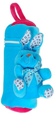 

Guru Kripa Baby Products Baby Products Soft & Cute Smiley Fancy Velvet Fabric Baby Milk Feeding & Nursing Bottle Cover Teddy shape Feeder Easy Zip Closure Pack Of 1 Pcs . (125ml, Sky Blue)(Sky Blue