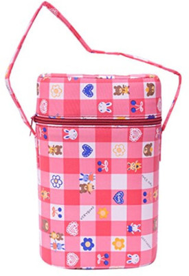 

Guru Kripa Baby Products ™ Preasents Portable Infant Feeding Milk Food Bottle Thermal Warmer Bag Storage Holder (Upto 240ml x2 bottels)for 2 slim shape bottle (Red)(Red