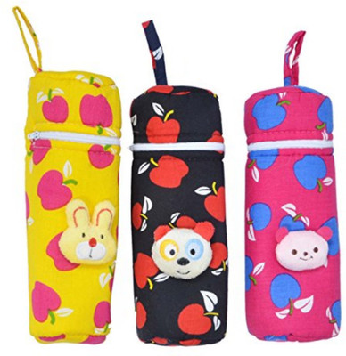 

Guru Kripa Baby Products ™ Presents Baby Feeding Bottle Cover Easy Zip Closure (APPLE PRINT, BIG)(APPLE PRINT