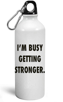 

MUGKIN A020 Special Light weight Sports Aluminium Bottle / Sipper For Gym 600 ml Sipper(Pack of 1, White)