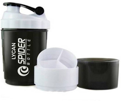 

Lycan Spider Gym Shaker 500 ml Shaker(Pack of 1, Multicolor), White