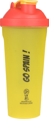 

FIFA Spain 500 ml Sipper(Pack of 1, Yellow, Red), Red;yellow