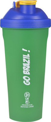 

FIFA Brazil 500 ml Sipper(Pack of 1, Green, Blue), Blue;green
