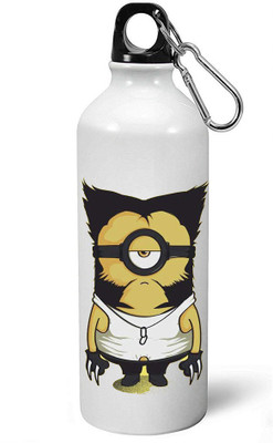 

MUGKIN A065- Minion despicable me Official printed (1 Bottle) ml- 600 ml Sipper(Pack of 1, White)