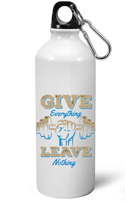 

MUGKIN A027 Special Light weight Sports Aluminium Bottle / Sipper For Gym 600 ml Sipper(Pack of 1, White)