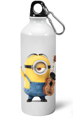 

MUGKIN A67- Minion despicable me Official printed Bottle ml- 750 ml Sipper(Pack of 1, White)