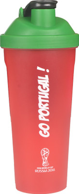 

FIFA Portugal 500 ml Sipper(Pack of 1, Red, Green), Green;red