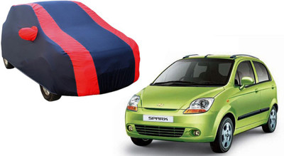 Chiefride Car Cover For Chevrolet Spark (With Mirror Pockets)(Blue)