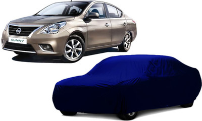 Shompy Car Cover For Nissan Sunny (Without Mirror Pockets)(Blue)