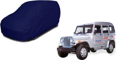 PORT CHESTER Car Cover For Mahindra Marshal (Without Mirror Pockets)(Blue)
