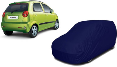 PORT CHESTER Car Cover For Chevrolet Spark (Without Mirror Pockets)(Blue)