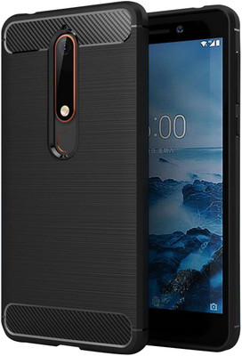 CASE CREATION Back Cover for Nokia 6(Black, Grip Case, Pack of: 1)
