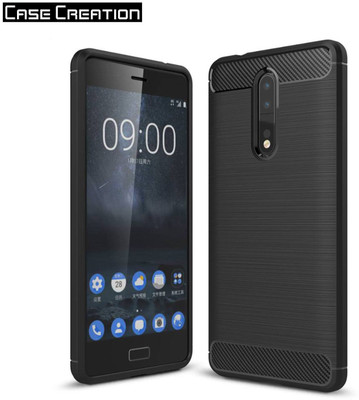 CASE CREATION Back Cover for Nokia 6(Black, Dual Protection, Pack of: 1)