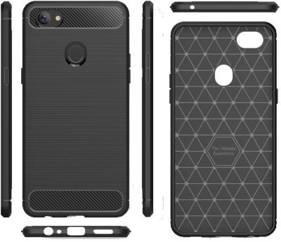 CASE CREATION Back Cover for Oppo F7 (New Launch 2018)(Black, Grip Case, Silicon, Pack of: 1)