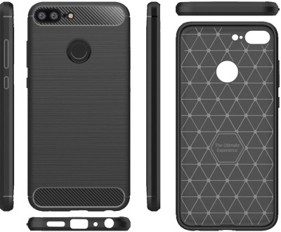 CASE CREATION Back Cover for Honor 9 Lite(Black, Grip Case, Silicon, Pack of: 1)