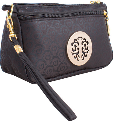 

Rockwell fashion Casual, Party, Formal Black Clutch
