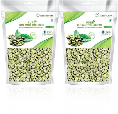 

Fitnesscure 100% Natural Weight Loss Supplement Roast & Ground Coffee 400 g(Pack of 2, Green Coffee Flavoured)