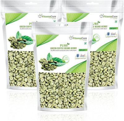 

Fitnesscure 100% Natural Weight Loss Supplement Roast & Ground Coffee 600 g(Pack of 3, Green Coffee Flavoured)
