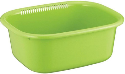 

Asvel Food & Vegetable Strainer & Washing Basin Pan Strainer(Green Pack of 1)