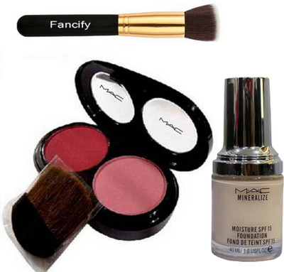 

Fancify Brush&2 Shade Blusher&Mineralize Foundation(Set of 3)
