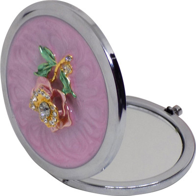 

Fully Compact Mirror, Small Mirror For Makeup, Compact Mirror For Handbag, Travel Mirror Foldable For Women And Girls ( M2 ) ( PInk )