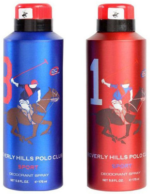 

polo club deo no 8-1 Deodorant Spray - For Men(350 ml, Pack of 2)