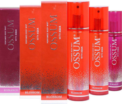 

OSSUM ROMANCE + PLEASURE BODY PERFUME Deodorant Spray - For Men & Women(345 ml, Pack of 3)