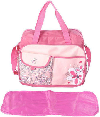 

Creative India Exports Multipurpose Diaper Bag with Changing Mat (Pink) Shoulder Diaper Bag(Pink)