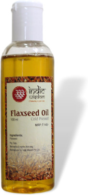 

IndicWisdom Edible Flaxseed oil Extract Oil Plastic Bottle(100 ml)