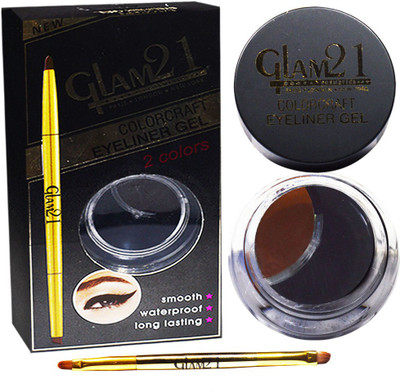 

Glam 21 Coloraft 2-Colors EY051-01 3 g(Black& Brown)